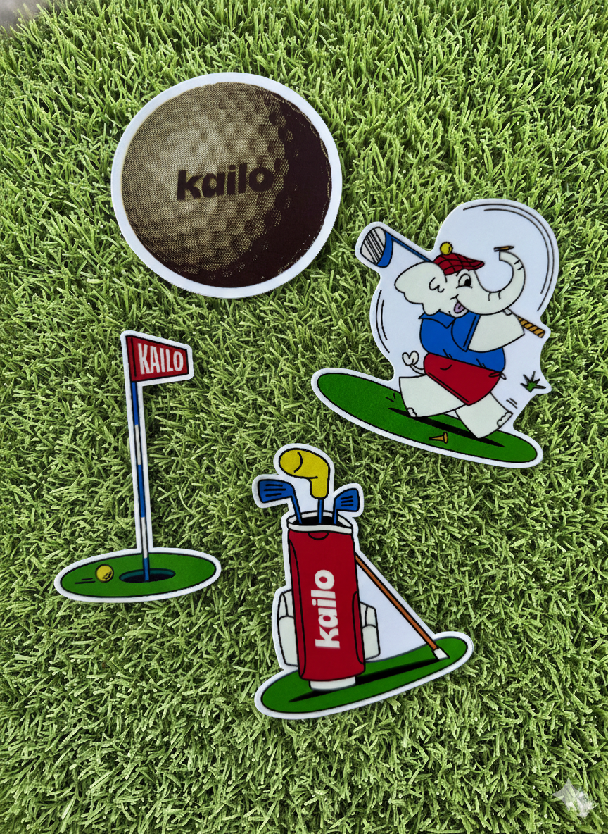 Kailo Golf Sticker Pack