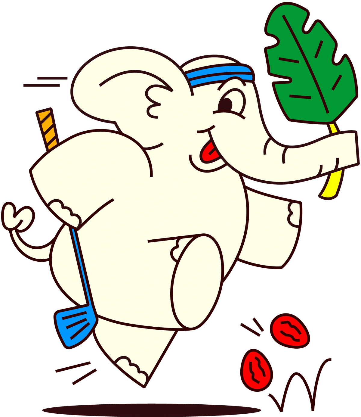 Kailo the elephant illustration